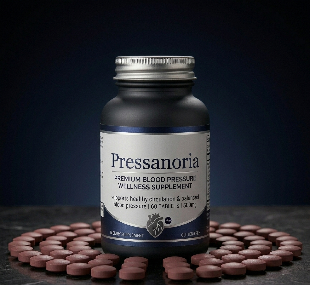 Pressanoria – Integratore alimentare per il benessere cardiovascolare, flacone 60 capsule